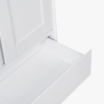 TIVOLI 2 Door 1 Drawer Wardrobe-White - Image 4