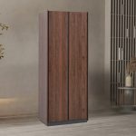 BOSTON 2 Door Wardrobe-Walnut - Image 2