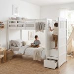 BUENO Solid Wood Bunk Bed-White