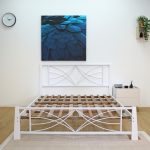 MARIDIAN Queen Size Bed Frame-White - Image 4