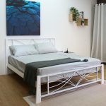 MARIDIAN Queen Size Bed Frame-White - Image 7