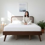 DIVANI Queen & King Size Wood Bed Frame-Walnut