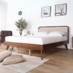 DIVANI Queen & King Size Wood Bed Frame-Walnut - Image 2
