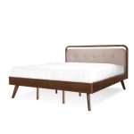 DIVANI Queen & King Size Wood Bed Frame-Walnut - Image 6