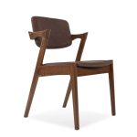 EVORA Solid Wood Dining Arm Chair-Walnut