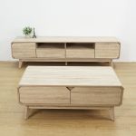 [Package] GALINA 2 In 1 Living Set-Oak - Image 10