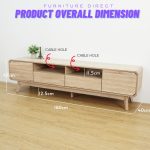 [Package] GALINA 2 In 1 Living Set-Oak - Image 12