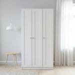 IRENE 3 Door Wardrobe-White
