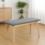 KEN 100CM Solid Wood Bench Chair-2 Colors - Image 8