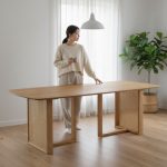 MALMO Full Solid Wood Dining Table Beech-2 Sizes