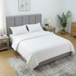 MANADO Queen Size Divan Bed Frame-Grey - Image 2