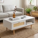 MASSA 100CM Coffee Table-White
