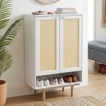 MASSA 2 Door Shoe Cabinet-White - Image 2