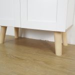 PALESA 2 Door Shoe Cabinet-White+Oak - Image 13