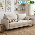 PENNY 3 Seater Pet Friendly Sofa-Beige