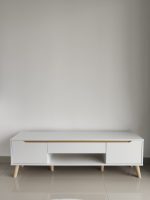 ALICE 150CM TV Cabinet-White+Oak - Image 8