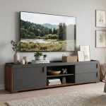 ROME 180CM TV Cabinet-Walnut+Grey
