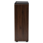 ROME 5 Drawers Chest-Walnut+Grey - Image 6