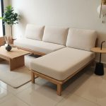 SHOBU 3 Seater L Shaped Sofa-Natural - Image 3