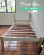 ALICE Single Bed Frame-White - Image 11