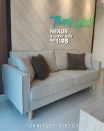 NEXUS 3 Seater Sofa-Stone - Image 12
