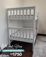 SUNDRA Super Single Size Bunk Bed-White - Image 7