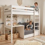 TORONTO Solid Wood Loft Bed-White - Image 2