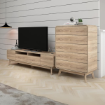 GALINA 180CM TV Cabinet-Oak - Image 13