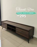 MAXTON 6 Feet TV Cabinet-Walnut - Image 11