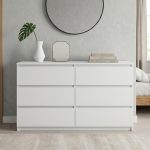 VESTA Premium Grade 6 Drawer Chest-White