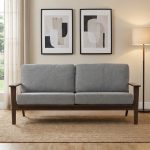 ATIVO 3 Seater Solid Wood Sofa-Cocoa
