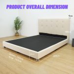 BEKKER King Divan Fabric Bed Frame-Beige - Image 7