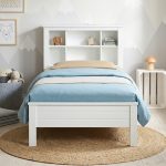YURI Super Single Storage Bed Frame-White
