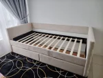 KIARA Daybed With Drawer Storage-Beige - Image 4