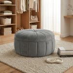 PHOBE D87CM Pouf-Grey