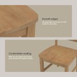 [SET OF 2] BRADFORD Dining Chair-Light Walnut - Image 2