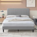 BONNIE Queen Size Bed Frame-Grey