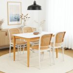 FELIX 4 Seater Dining Set-White