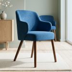 JOANE Dining Arm Chair-Blue
