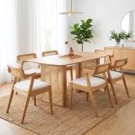MALMO 6 Seater Dining Set-Beech