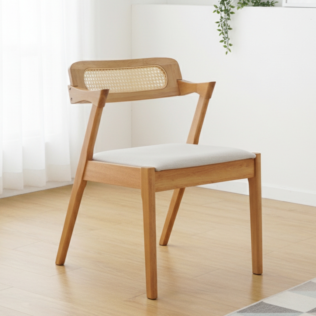 MALMO CHAIR BEECH MAIN MALMO Dining Chair-Natural - Image 1