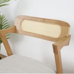 DOMIC 4 Seater Round Dining Set-Oak - Image 11