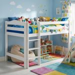 NANCY Solid Wood Mid Sleeper Bed-White - Image 8
