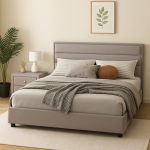 LINER King Size Divan Bed Frame-Grey