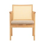 KAIRO Solid Wood Lounge Chair-Natural - Image 13