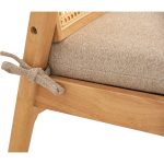 KAIRO Solid Wood Lounge Chair-Natural - Image 9