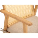 KAIRO Solid Wood Lounge Chair-Natural - Image 8