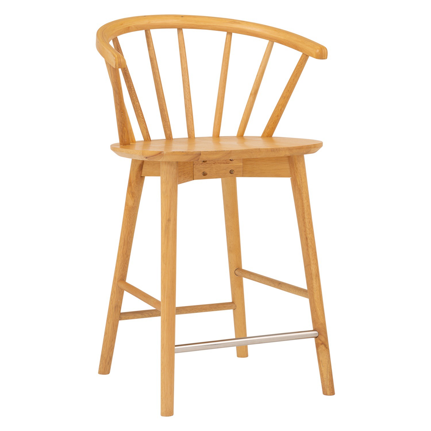 248017-1500x1500 CAREN Solid Wood Bar Chair-Natural - Image 1