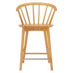 CAREN Solid Wood Bar Chair-Natural - Image 2