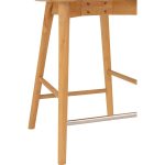 CAREN Solid Wood Bar Chair-Natural - Image 8